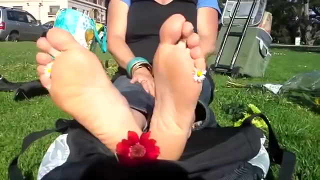 Latin mature feet
