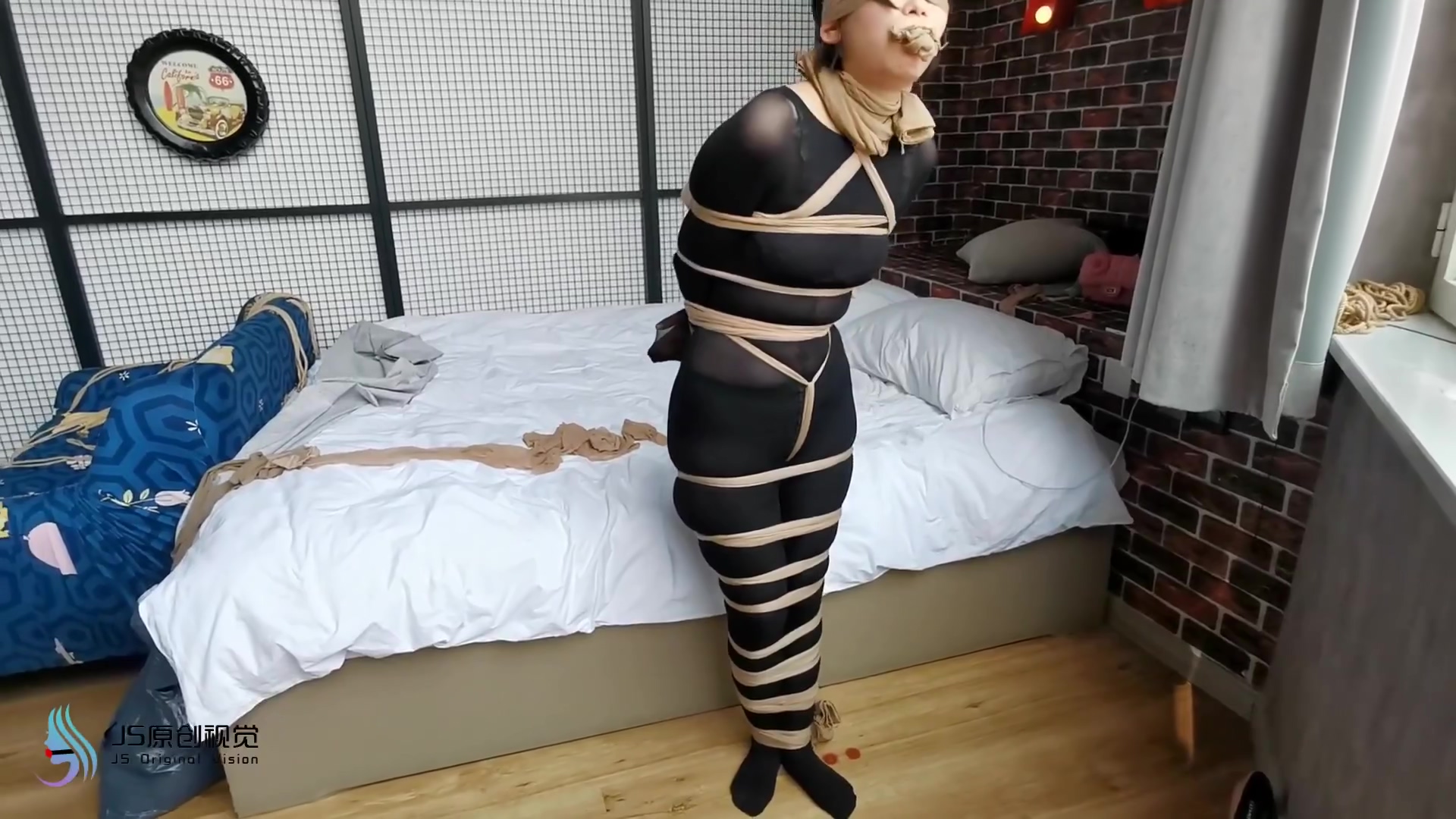 Asian Pantyhose Bondage
