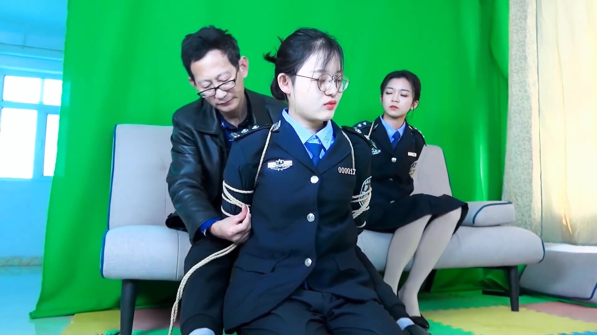 Two Asian Policewomen In Trouble
