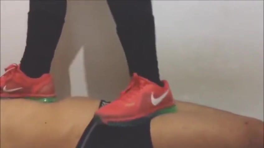 Trampling Sneakers ballbust
