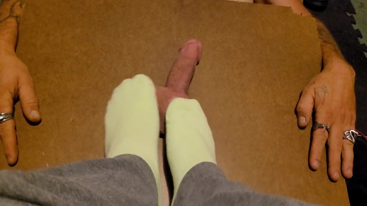 With The Worm: Made Him Cum With My Green Socks
