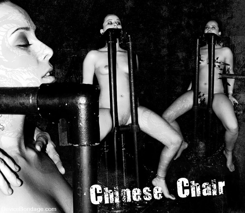 Alexa Von Tess Damon Pierce in Chinese Chair - DeviceBondage
