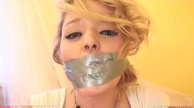 Wraparound Tape Gagged Talking
