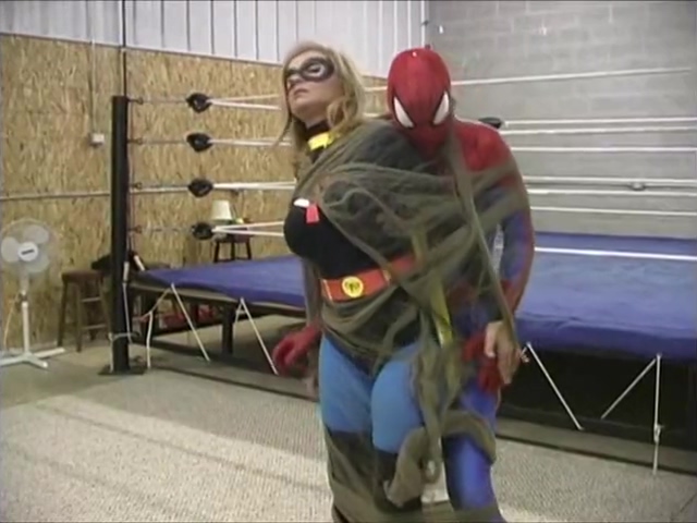 Spiderman and FlyWoman the PlantMaster's Trap
